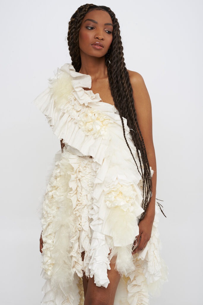 Tied Ends fashion lookbook - professional photography showcasing recycled clothing collection